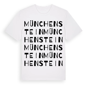 Münchenstein ordlek t-shirt – ekologisk bomull t-shirt från Pinshirt