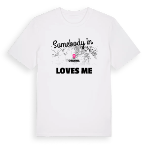 Någon i Oberwil älskar mig t-shirt – ekologisk bomull t-shirt från Pinshirt