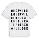 Oberwil BL ordlek t-shirt