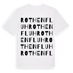 Rothenfluh ordlek t-shirt – ekologisk bomull t-shirt från Pinshirt