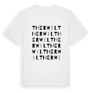 Therwil ordlek t-shirt – ekologisk bomull t-shirt från Pinshirt