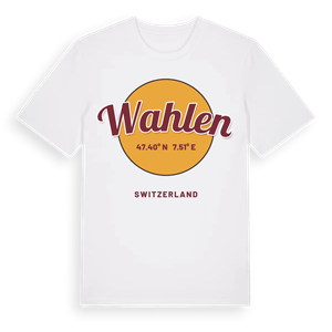 Wahlen cirkel t-shirt – ekologisk bomull t-shirt från Pinshirt