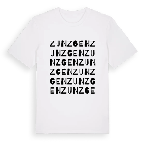 Zunzgen ordlek t-shirt – ekologisk bomull t-shirt från Pinshirt