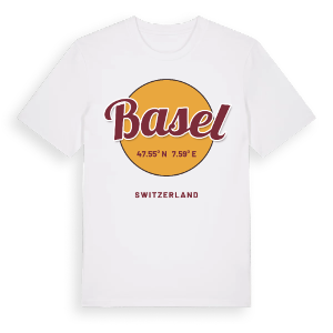 Basel cirkel t-shirt – ekologisk bomull t-shirt från Pinshirt