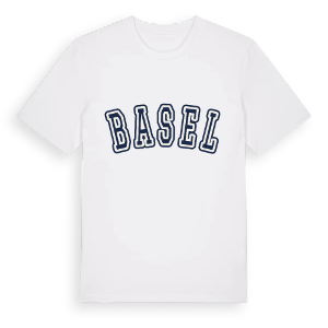 Basel college t-shirt – ekologisk bomull t-shirt från Pinshirt
