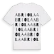 Abriola ordlek t-shirt