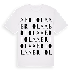 Abriola ordlek t-shirt – ekologisk bomull t-shirt från Pinshirt
