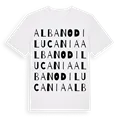 Albano di Lucania ordlek t-shirt