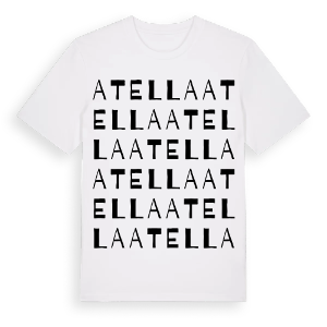 Atella ordlek t-shirt – ekologisk bomull t-shirt från Pinshirt