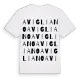 Avigliano ordlek t-shirt
