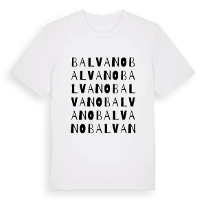 Balvano ordlek t-shirt – ekologisk bomull t-shirt från Pinshirt