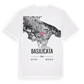 Basilicata karta t-shirt