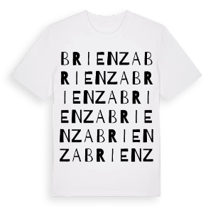 Brienza ordlek t-shirt – ekologisk bomull t-shirt från Pinshirt