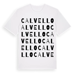 Calvello ordlek t-shirt – ekologisk bomull t-shirt från Pinshirt