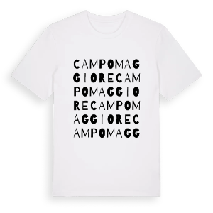 Campomaggiore ordlek t-shirt – ekologisk bomull t-shirt från Pinshirt