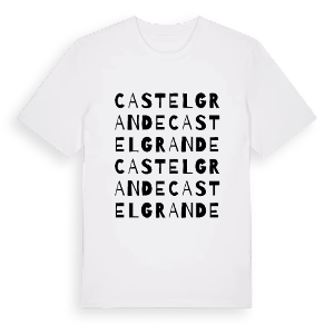Castelgrande ordlek t-shirt – ekologisk bomull t-shirt från Pinshirt