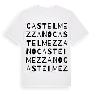 Castelmezzano ordlek t-shirt – ekologisk bomull t-shirt från Pinshirt