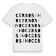 Cersosimo ordlek t-shirt
