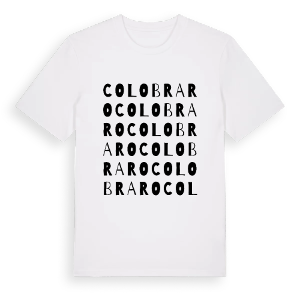 Colobraro ordlek t-shirt – ekologisk bomull t-shirt från Pinshirt