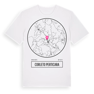 Corleto Perticara t-shirt – ekologisk bomull t-shirt från Pinshirt