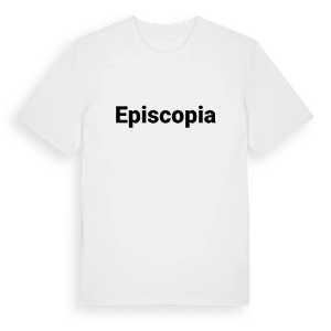 Episcopia fetstil t-shirt – ekologisk bomull t-shirt från Pinshirt
