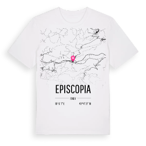 Episcopia karta t-shirt – ekologisk bomull t-shirt från Pinshirt