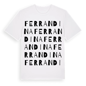 Ferrandina ordlek t-shirt – ekologisk bomull t-shirt från Pinshirt