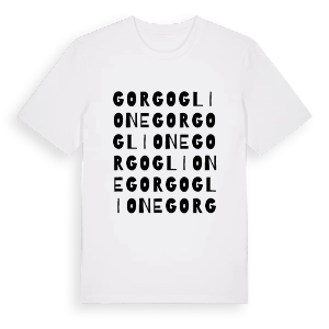 Gorgoglione ordlek t-shirt – ekologisk bomull t-shirt från Pinshirt