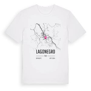Lagonegro karta t-shirt – ekologisk bomull t-shirt från Pinshirt