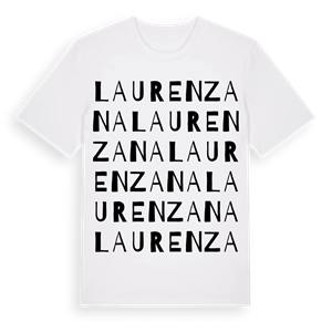 Laurenzana ordlek t-shirt – ekologisk bomull t-shirt från Pinshirt