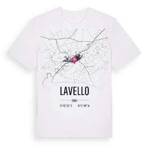 Lavello karta t-shirt – ekologisk bomull t-shirt från Pinshirt