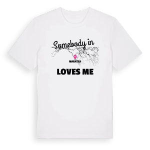 Någon i Maratea älskar mig t-shirt – ekologisk bomull t-shirt från Pinshirt