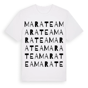 Maratea ordlek t-shirt – ekologisk bomull t-shirt från Pinshirt