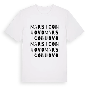 Marsico Nuovo ordlek t-shirt – ekologisk bomull t-shirt från Pinshirt