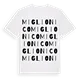 Miglionico ordlek t-shirt