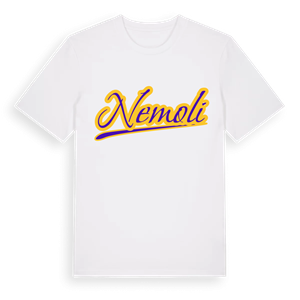 Nemoli baseball t-shirt – ekologisk bomull t-shirt från Pinshirt