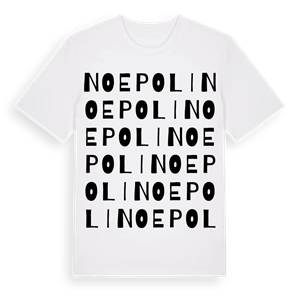 Noepoli ordlek t-shirt – ekologisk bomull t-shirt från Pinshirt
