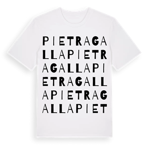 Pietragalla ordlek t-shirt – ekologisk bomull t-shirt från Pinshirt