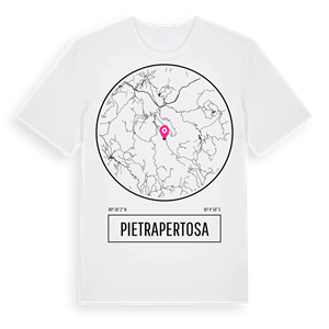 Pietrapertosa t-shirt – ekologisk bomull t-shirt från Pinshirt