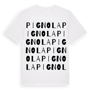 Pignola ordlek t-shirt – ekologisk bomull t-shirt från Pinshirt