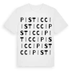Pisticci ordlek t-shirt – ekologisk bomull t-shirt från Pinshirt