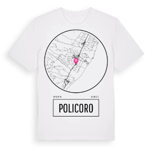 Policoro t-shirt – ekologisk bomull t-shirt från Pinshirt