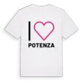 Jag älskar Potenza t-shirt stort tryck