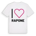 Jag älskar Rapone t-shirt stort tryck