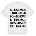 San Severino Lucano ordlek t-shirt