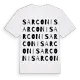 Sarconi ordlek t-shirt