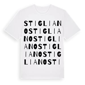 Stigliano ordlek t-shirt – ekologisk bomull t-shirt från Pinshirt