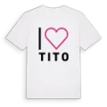 Jag älskar Tito t-shirt stort tryck