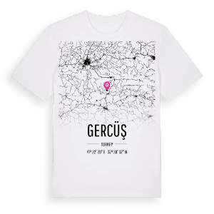 Gercüş karta t-shirt – ekologisk bomull t-shirt från Pinshirt