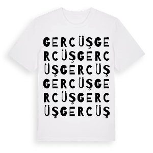 Gercüş ordlek t-shirt – ekologisk bomull t-shirt från Pinshirt